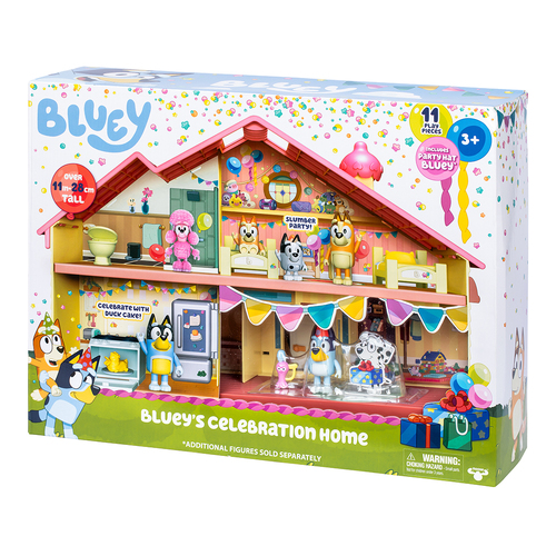 Bluey S11 Bluey's Birthday Celebration Home Playset Kids Toy 3y+