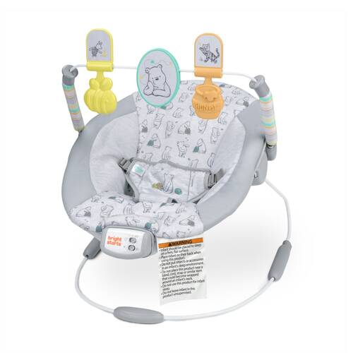 Bright Starts Disney Winnie the Pooh Classic Pals Baby Vibrating Bouncer 0m+