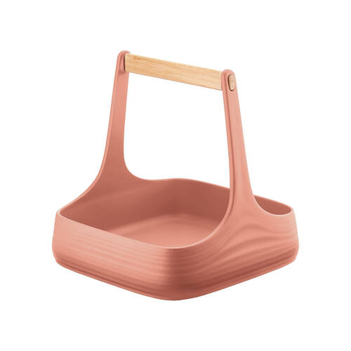 Guzzini Earth Tierra All Together Table Caddy w/ Handle Terracotta