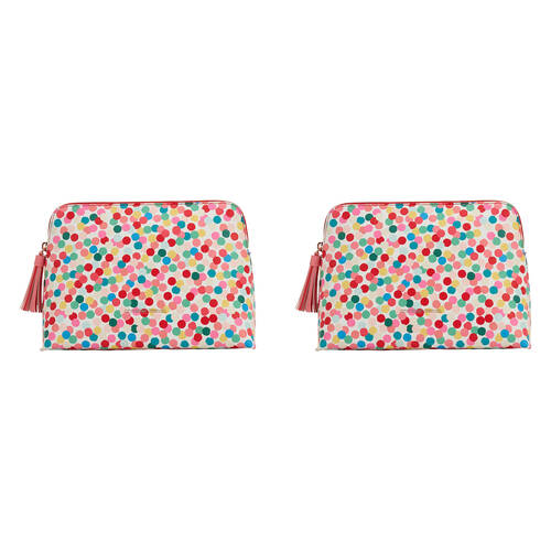 2PK Annabel Trends Vanity Bag Large 25x18cm - Confetti