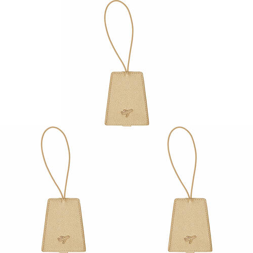 3PK Annabel Trends Vanity Luggage Travel Tag 9.5x7.5cm Gold
