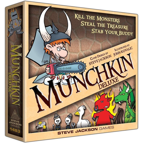 Steve Jackson Games Munchkin Deluxe Kids Board Game 10y+