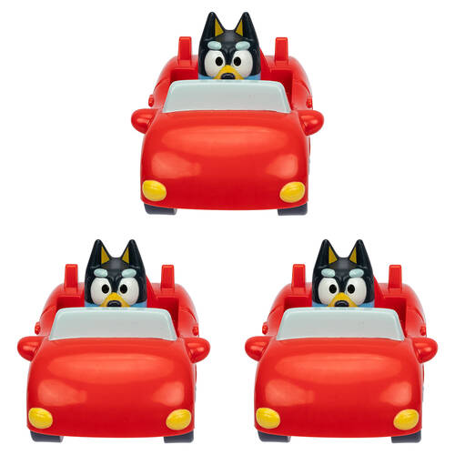 3PK Bluey Mini Racers Kids Vehicle Play Toy Assorted 3y+