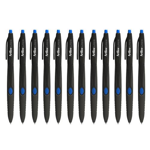 12pc Artline Supreme 1.0mm Ball Point Pen - Blue