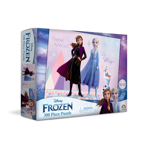300pc Disney Frozen 61x46cm Jigsaw Puzzle 6y+ Assorted