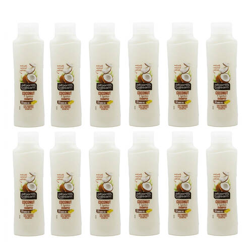 12PK Alberto Balsam Shampoo 350ml Coconut & Lychee Moisturising/Hydrating