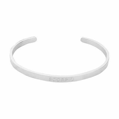 Annabel Trends Stainless Steel Cuff Bangle Zodiac - Scorpio