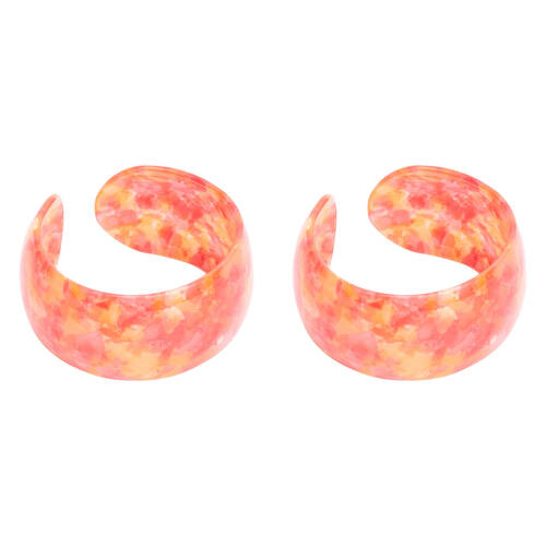 2PK Annabel Trends Tamed Cuff Bangles Women Accessory 7x3cm - Sherbet