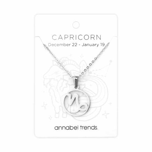 Annabel Trends Stainless Steel Pendant Zodiac - Capricorn