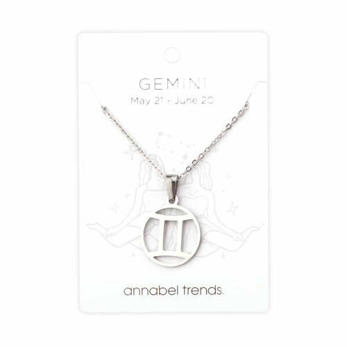 Annabel Trends Stainless Steel Pendant Zodiac - Gemini