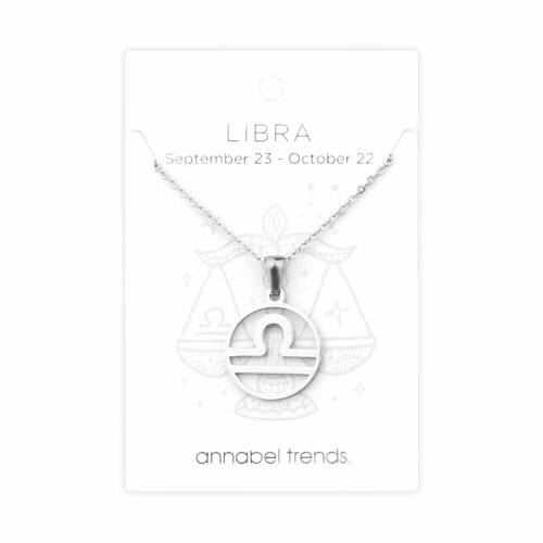 Annabel Trends Stainless Steel Pendant Zodiac - Libra