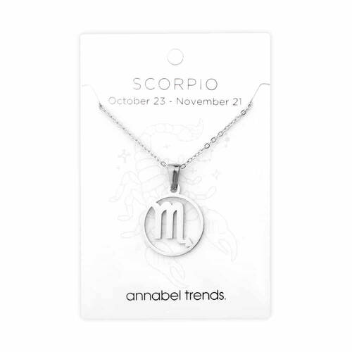 Annabel Trends Stainless Steel Pendant Zodiac - Scorpio