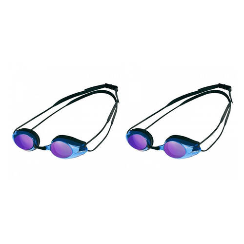 2PK Arena Tracks Mirror Goggles Swimming Eye Protection/Accessory Blue/Black