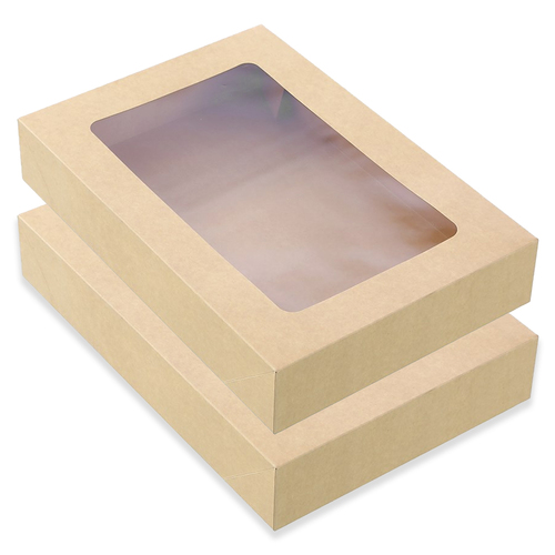 2pc Lemon And Lime 45cm Eco Kraft 10.5L Grazing Box