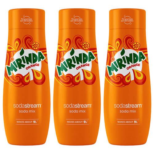 3PK 440ml Mirinda Flavour Soda Mix