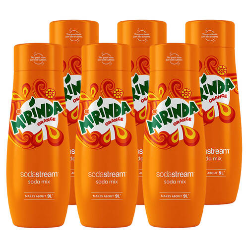 6PK 440ml Mirinda Flavour Soda Mix