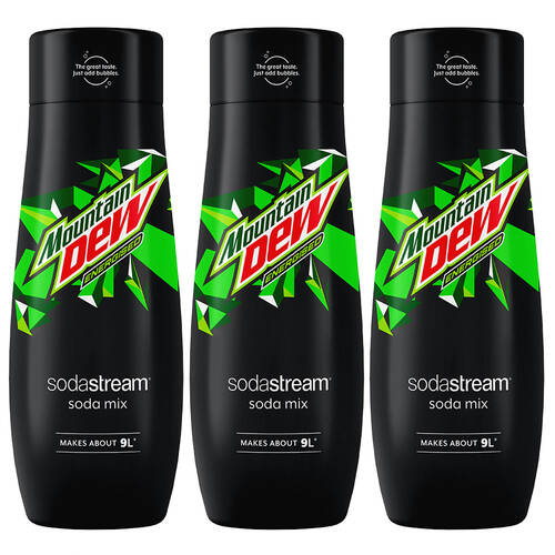 3PK 440ml Mountain Dew Energised Flavour Soda Mix