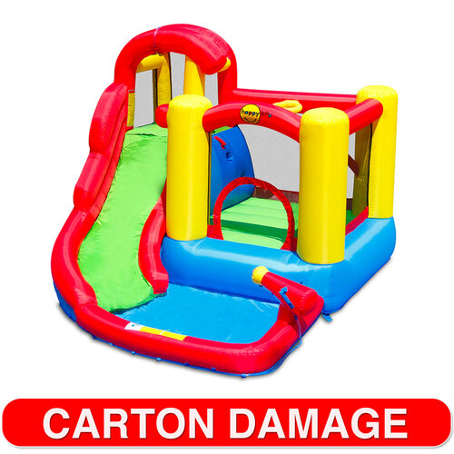 HAPPY HOP Jump & Splash Play Center Jumping Castle Water Slide
