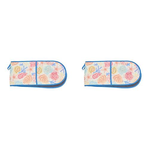 2PK Annabel Trends Linen Single Oven Mitt 82x18cm - Shelly Beach