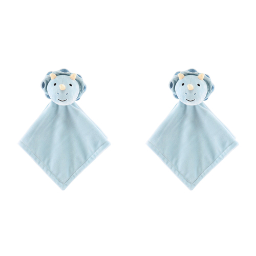 2PK The Peanutshell Dino Dreams Security Blanket Baby Nursery Decor