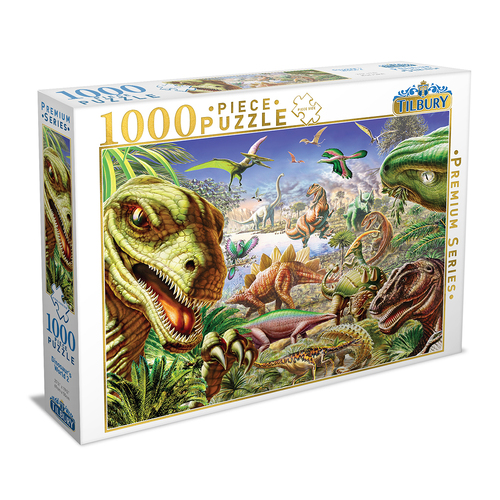1000pc Tilbury Puzzle - Dinosaur's World 2