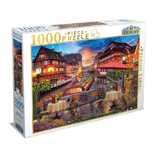 1000pc Tilbury Puzzle - Sunset Over Canal