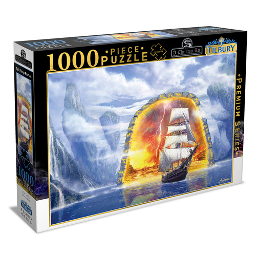 1000pc Tilbury Kids/Family Jigsaw Puzzle Tall Ship Portal 8yrs+ 69x50cm