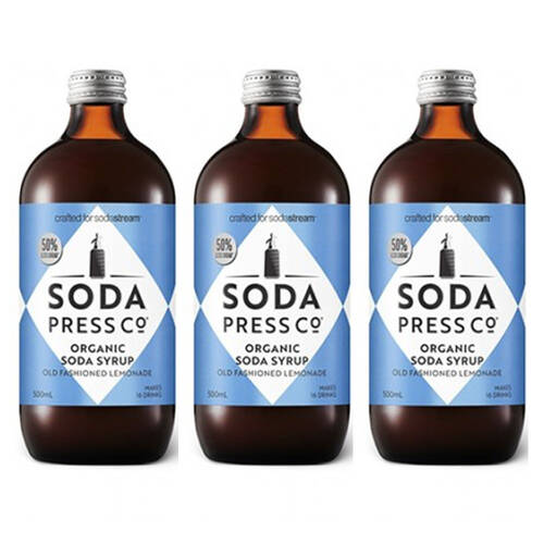 3PK Soda Press Co Syrup 500ml - Old Fashioned Lemonade