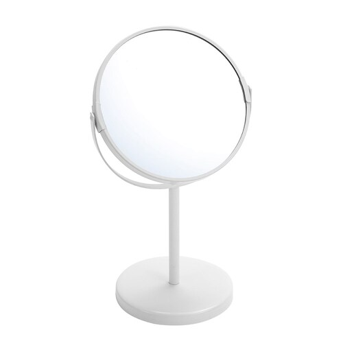 Boxsweden Bano 18x13x31.5cm Double Side Standing Mirror - White