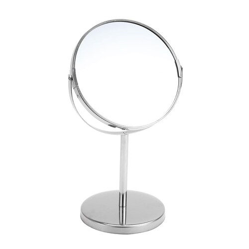 Boxsweden Bano 18x13x31.5cm Double Side Standing Mirror - Chrome