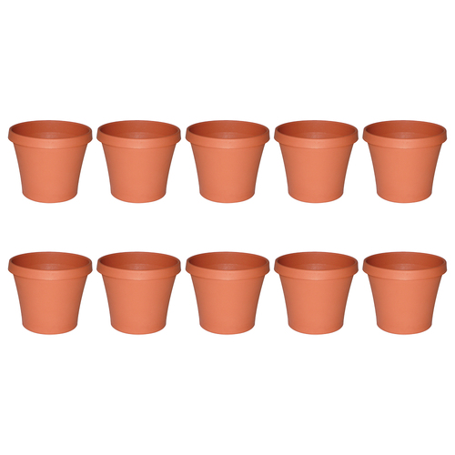 10PK Homeleisure Planterra Pot 200mm Terracotta Garden 