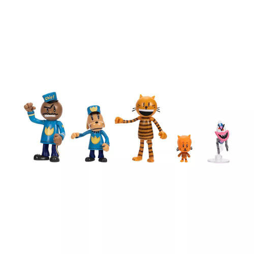 Dog Man 2.5 In Action Figure Imaginative Play Toy Multipack Kids 4y+