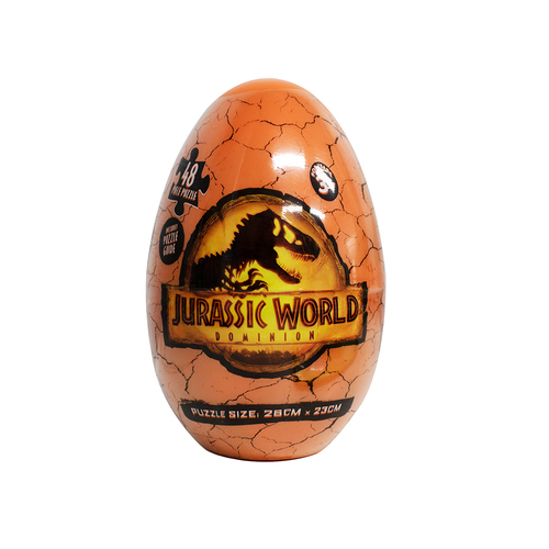 48pc Jurassic World 26x23cm Egg Case Puzzle Kids 3y+