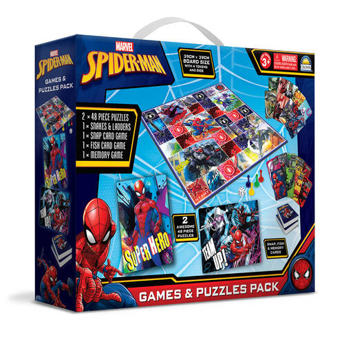 Spiderman Games & Puzzles Pack Memory Game Kids 3y+