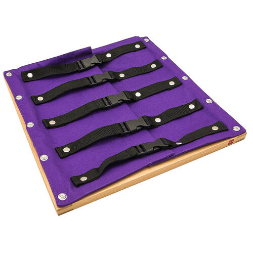 12pc Gam Montessori Clips Frame Dressing Skills Educational Toy Kids - 3y+