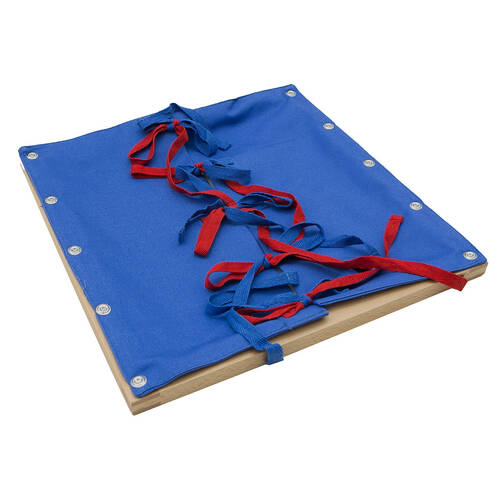 12pc Gam Montessori Bow Tying Frame Dressing Skills Educational Toy Kids - 3y+