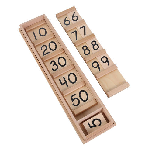 2pc Gam Montessori Tens Boards: US Ver Math Educational Toy Kids/Children - 3y+