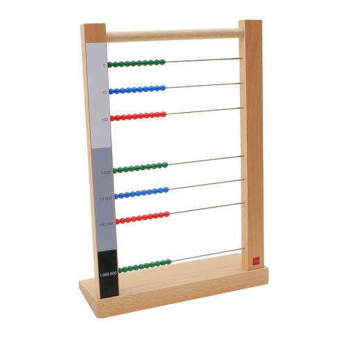 Gam Montessori Large Bead Frame Math Learning Educational Toy Kids/Children - 3+