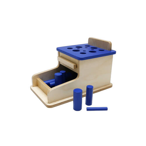 12pc Gam Montessori Imbucare Box w/ Diff Cylinders Educational Toy Kids - 3y+