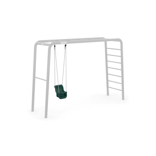 Berg Playbase Plastic Baby Seat 58x40cm - Dark Green