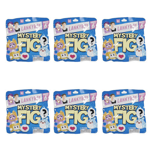 6PK Lankybox Mystery Figures S6 - Assorted Kids/Children 3y+