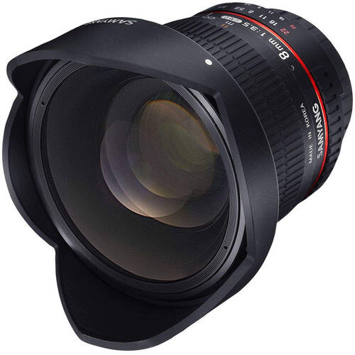 Samyang 8mm F3.5 UMC II Fisheye Camera Lens For Canon EF - Black