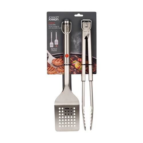 2pc Joseph Joseph GrillOut BBQ Set With Turner & Tongs Stainless steel
