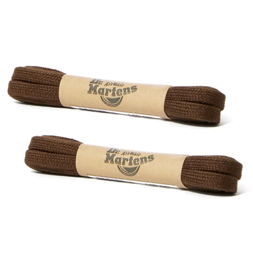 2PK Dr. Martens Flat Shoe Laces Brown 140cm 8-10 Eye For 1460/1490/Jadon Boots