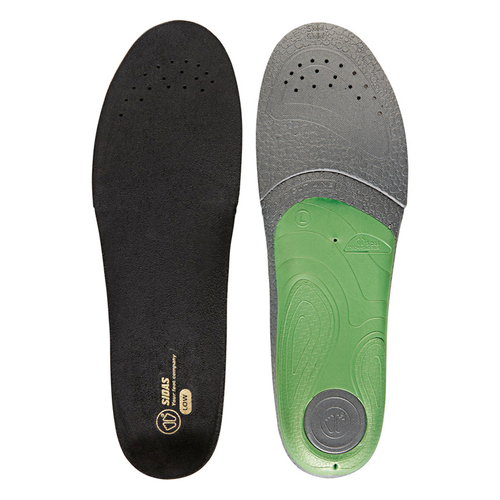 Sidas 3Feet Slim Low Arch Dailylife Microfibre Insoles US M7-8/EU39-41