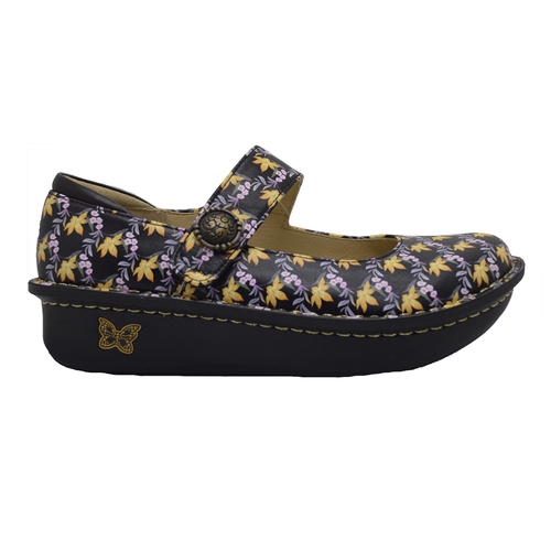 Alegria Women's Paloma Aloha Black Lea Shoes US7-7.5/EU37