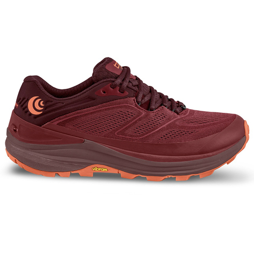Topo Ultraventure 2 Women's Berry/Orange Shoes US10/EU42