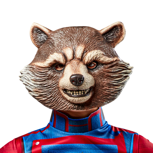 2PK Marvel Rocket Raccoon Gotg3 Kids/Children Mask Halloween Accessory One Size