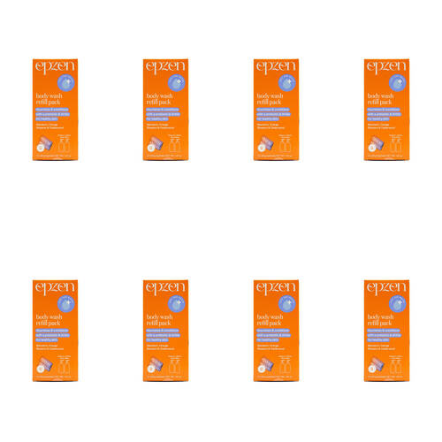 16pc Epzen 20g Body Wash Refill Pack Mandarin Orange Blossom/Cedarwood Scent