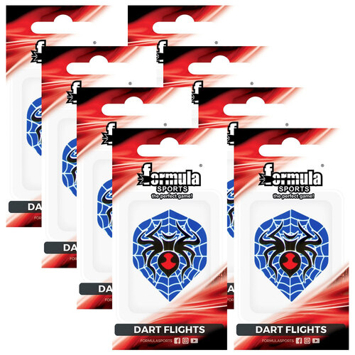 8x 3pc Formula Sports Metronic Emblem Dart Flights Standard Set Assorted